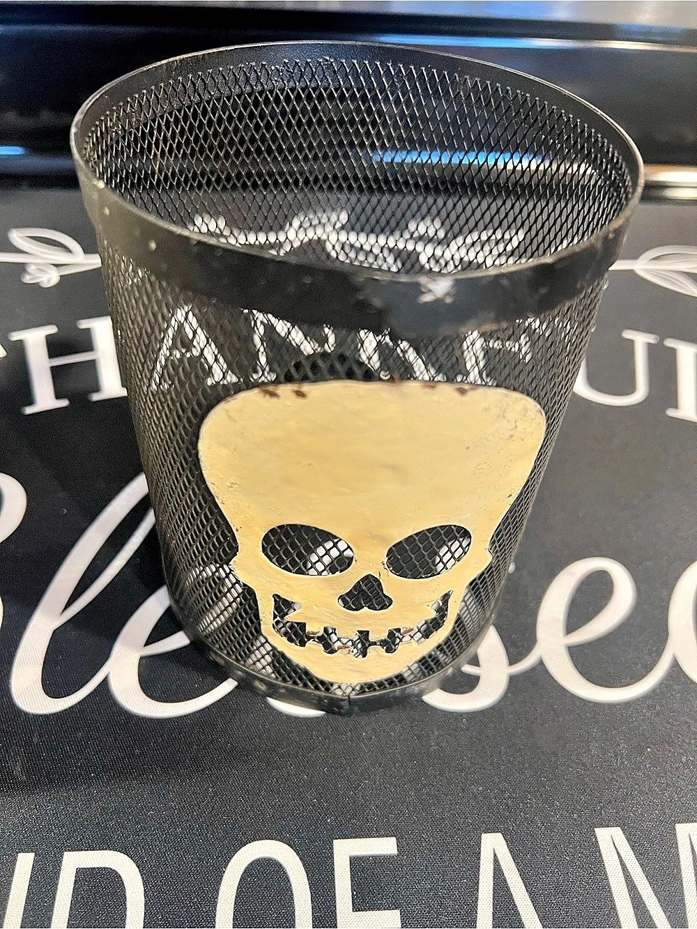 Scentsy Bones Scentsy Warmer Wrap Black & Yellow Halloween